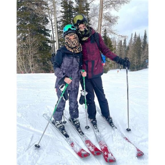 Face Mask Neck Warmer Scarf Helmet Hood Leopard - Picture 5 of 5